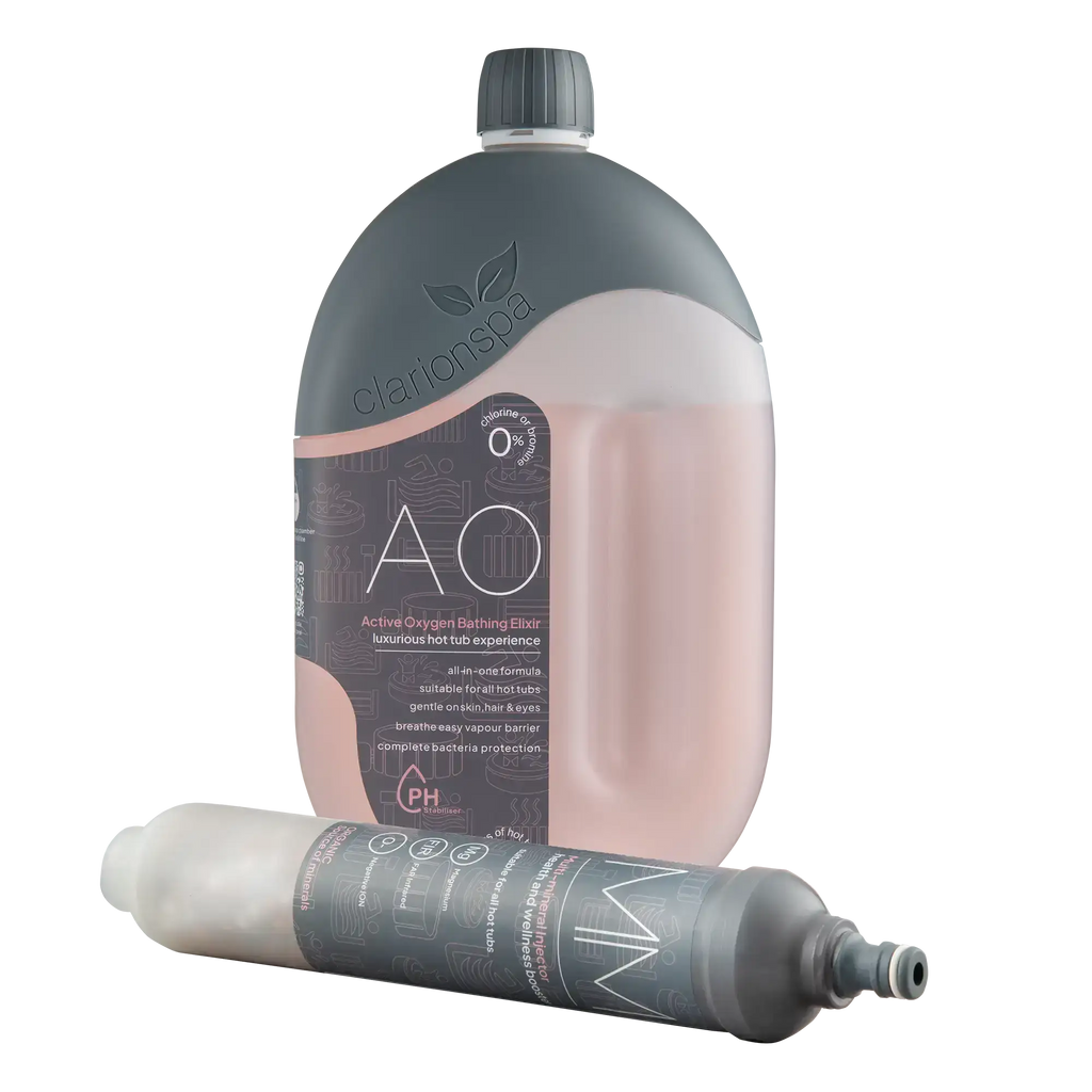 Clarion Spa Starter Pack - Active Oxygen Hot Tub Treatment - No Chlorine Hot Tub Care